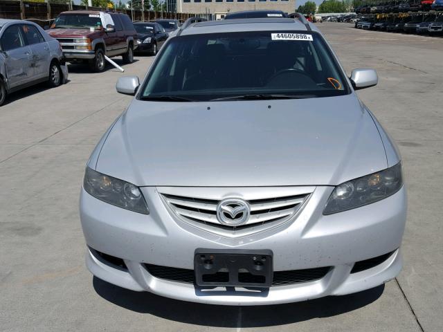 1YVHP82D345N52947 - 2004 MAZDA 6 S SILVER photo 9