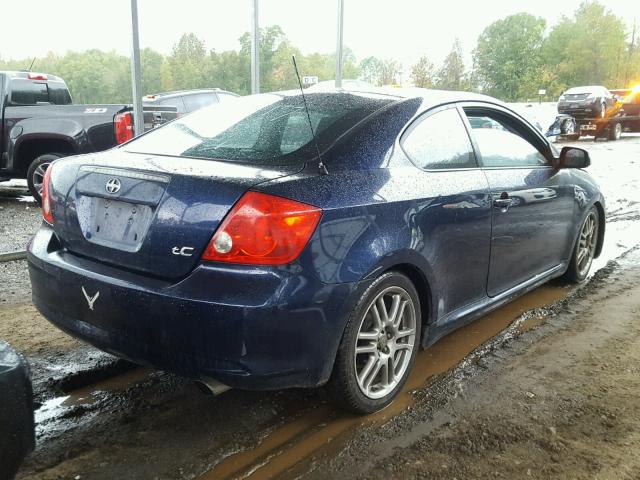 JTKDE177870167348 - 2007 TOYOTA SCION TC BLUE photo 4