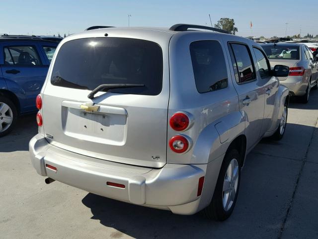 3GNDA13D28S633162 - 2008 CHEVROLET HHR LS ვერცხლისფერი ფოტო 4
