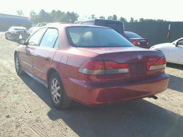 1HGCG56702A026154 - 2002 HONDA ACCORD SE RED photo 3