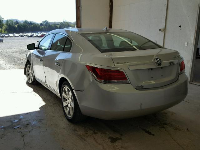 1G4GC5EG1AF149861 - 2010 BUICK LACROSSE C SILVER photo 3