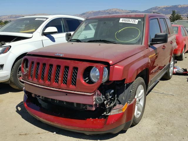 1C4NJPFA4HD148555 - 2017 JEEP PATRIOT LA RED photo 2