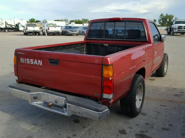 1N6SD11S0RC411667 - 1994 NISSAN TRUCK BASE RED photo 4