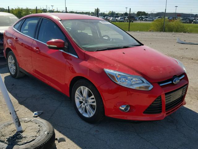 1FAHP3H25CL163144 - 2012 FORD FOCUS RED photo 1