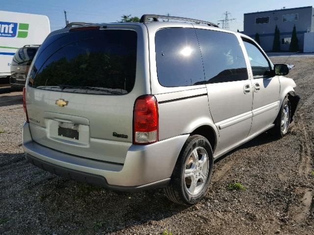 1GNDU33137D207651 - 2007 CHEVROLET UPLANDER L 银色 照片 4