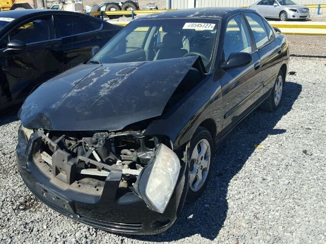 3N1CB51D44L872313 - 2004 NISSAN SENTRA 1.8 BLACK photo 2