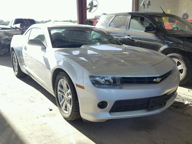 2G1FD1E35F9110802 - 2015 CHEVROLET CAMARO LT SILVER photo 1