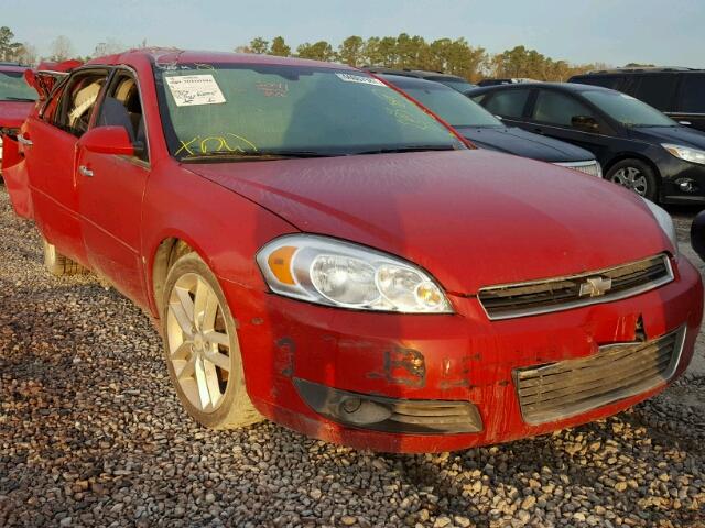 2G1WU583X81205246 - 2008 CHEVROLET IMPALA LTZ RED photo 1