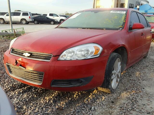 2G1WU583X81205246 - 2008 CHEVROLET IMPALA LTZ RED photo 2