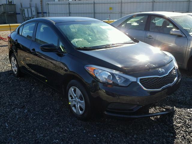 KNAFK4A60G5570797 - 2016 KIA FORTE LX BLACK photo 1