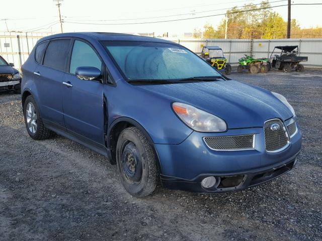 4S4WX85D974403747 - 2007 SUBARU B9 TRIBECA BLUE photo 1