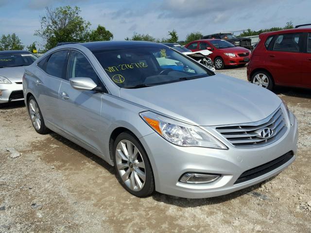 KMHFH4JG7DA276712 - 2013 HYUNDAI AZERA GLS SILVER photo 1