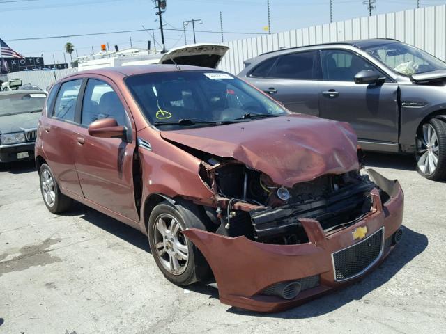 KL1TD6DE5BB255736 - 2011 CHEVROLET AVEO LS BROWN photo 1