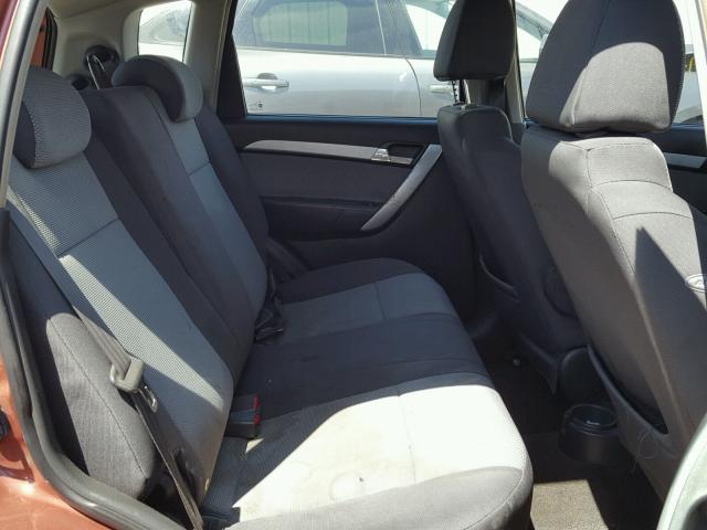 KL1TD6DE5BB255736 - 2011 CHEVROLET AVEO LS BROWN photo 6