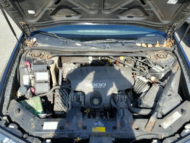 2G1WH55K219314646 - 2001 CHEVROLET IMPALA BLACK photo 7