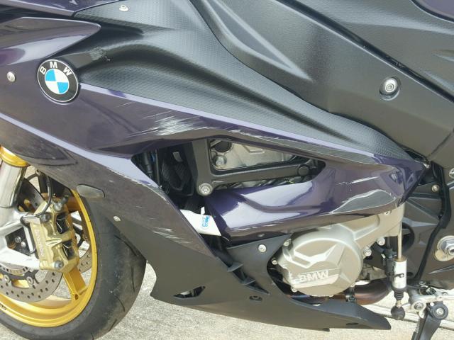 WB10D6008HZ709819 - 2017 BMW S 1000 RR PURPLE photo 9