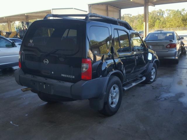 5N1ED28T14C671228 - 2004 NISSAN XTERRA BLACK photo 4