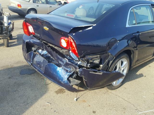 1G1ZB5E1XBF370851 - 2011 CHEVROLET MALIBU LS Mavi foto 9