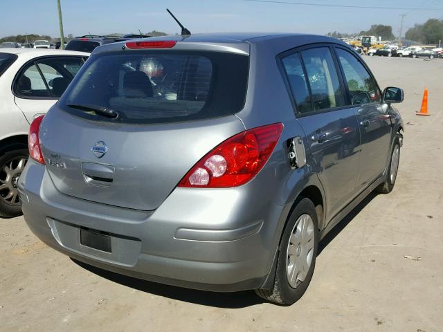 3N1BC1CP8BL490422 - 2011 NISSAN VERSA S SILVER photo 4