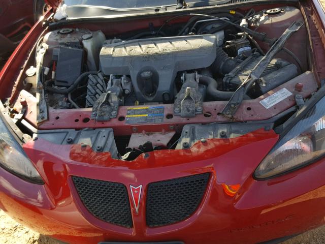 2G2WP552881107993 - 2008 PONTIAC GRAND PRIX RED photo 7