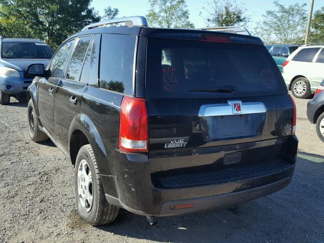 5GZCZ33D66S874495 - 2006 SATURN VUE BLACK photo 3