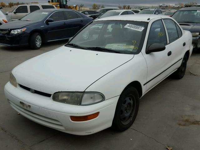 1Y1SK5264SZ097845 - 1995 GEO PRIZM BASE WHITE photo 2