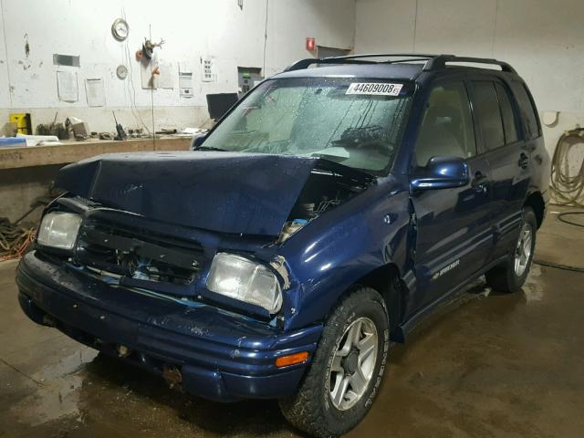 2CNBJ634146900857 - 2004 CHEVROLET TRACKER LT BLUE photo 2