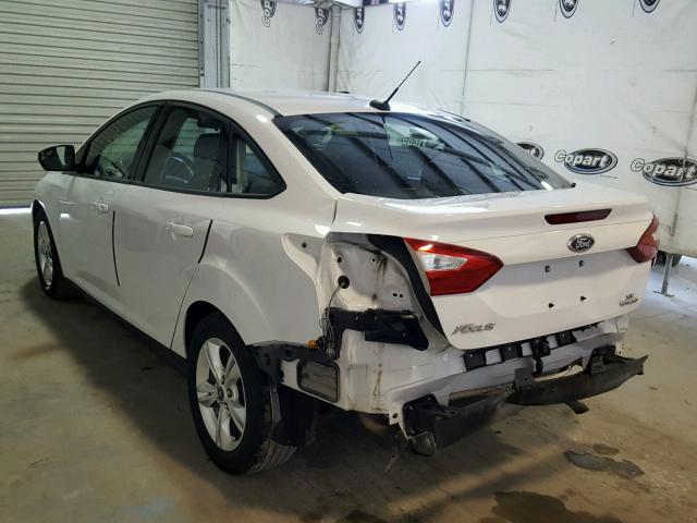 1FADP3F29DL305661 - 2013 FORD FOCUS WHITE photo 3