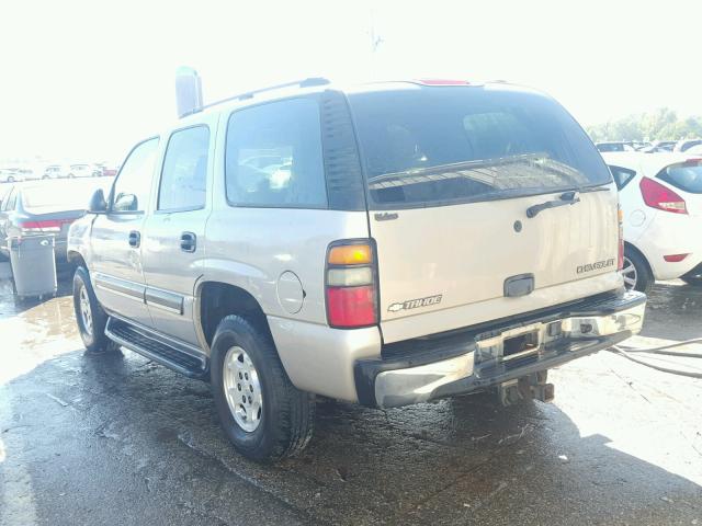 1GNEC13ZX4J166255 - 2004 CHEVROLET TAHOE C150 TAN photo 3