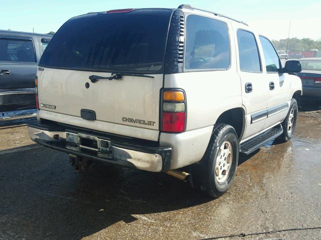 1GNEC13ZX4J166255 - 2004 CHEVROLET TAHOE C150 TAN photo 4