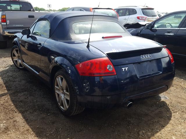 TRUTC28N841002584 - 2004 AUDI TT BLUE photo 3