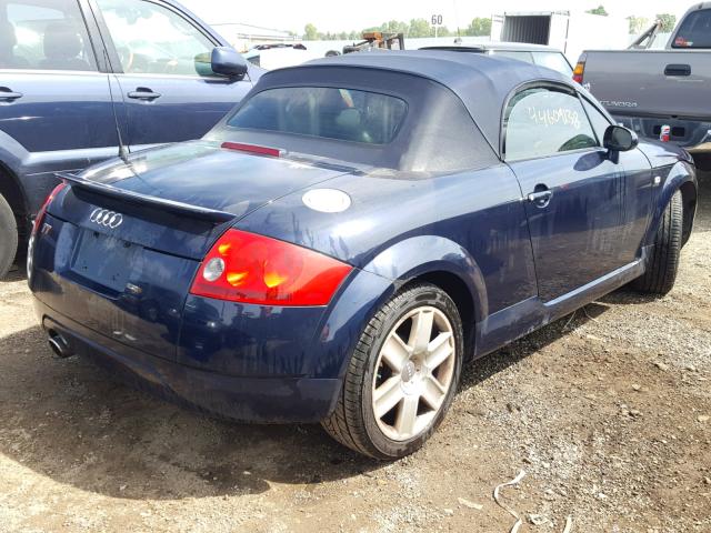 TRUTC28N841002584 - 2004 AUDI TT BLUE photo 4