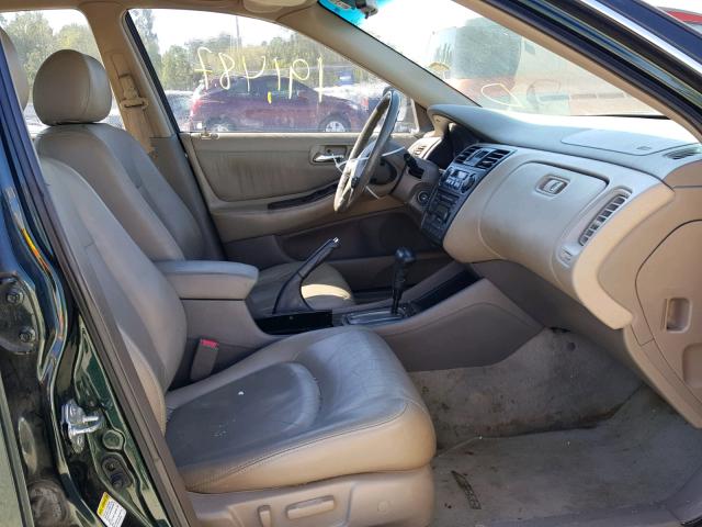 1HGCG16551A077249 - 2001 HONDA ACCORD GREEN photo 5