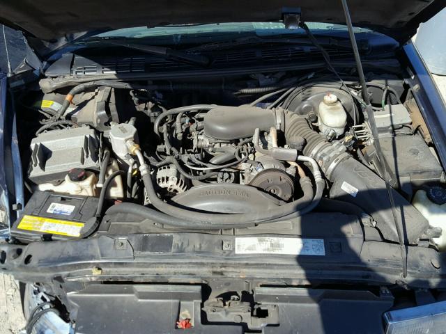 1GNDT13W412173631 - 2001 CHEVROLET BLAZER BLUE photo 7