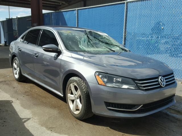 1VWBP7A33CC107470 - 2012 VOLKSWAGEN PASSAT CHARCOAL photo 1