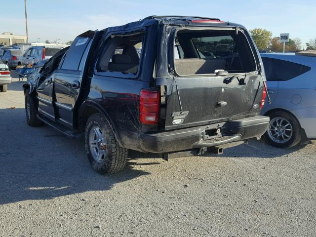 1FMPU16L91LA99696 - 2001 FORD EXPEDITION BLACK photo 3