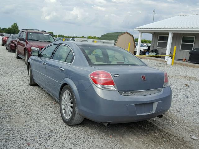 1G8ZV577X7F287809 - 2007 SATURN AURA XR BLUE photo 3