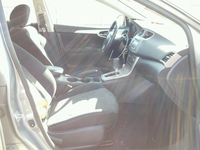 3N1AB7AP4EY247086 - 2014 NISSAN SENTRA S SILVER photo 5