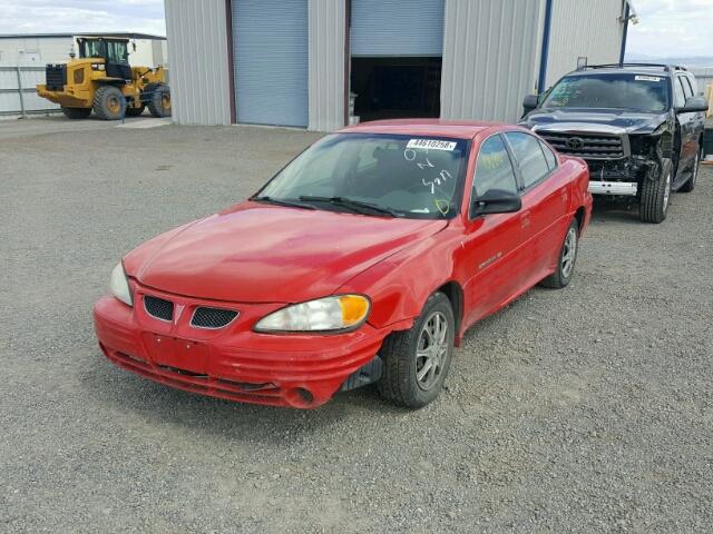1G2NF52T2YM771285 - 2000 PONTIAC GRAND AM S Qırmızı foto 2