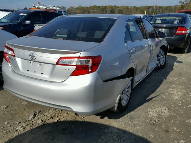 4T1BF1FK0CU104163 - 2012 TOYOTA CAMRY BASE SILVER photo 4