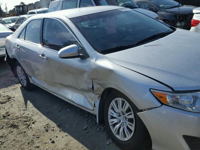 4T1BF1FK0CU104163 - 2012 TOYOTA CAMRY BASE SILVER photo 9