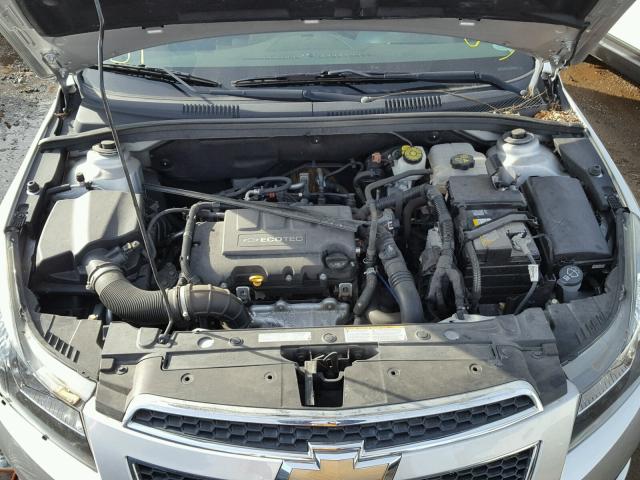 1G1PF5S91B7227271 - 2011 CHEVROLET CRUZE SILVER photo 7