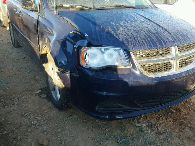 2C4RDGBG6DR515983 - 2013 DODGE GRAND CARA BLUE photo 9