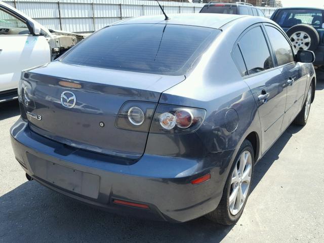 JM1BK32G781112220 - 2008 MAZDA 3 I CHARCOAL photo 4