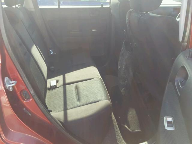 JTLKT324164072140 - 2006 TOYOTA SCION XB Rojo foto 6