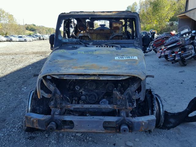 1J4FA24159L789435 - 2009 JEEP WRANGLER X BURN photo 9