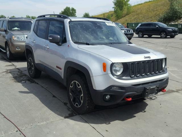 ZACCJBCT0GPC88196 - 2016 JEEP RENEGADE T SILVER photo 1