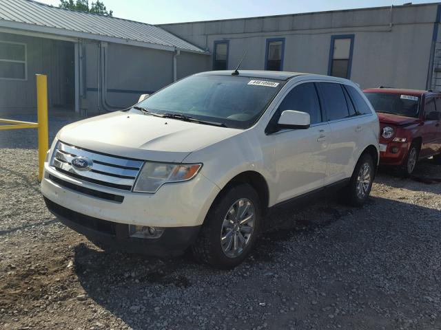 2FMDK49C78BB14745 - 2008 FORD EDGE LIMIT WHITE photo 2