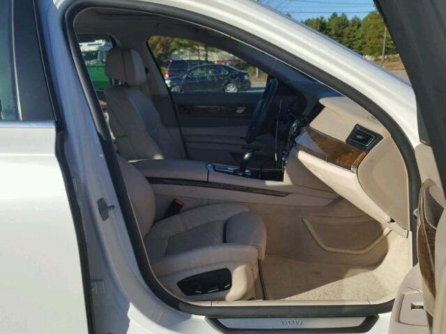 WBAYF8C55ED142249 - 2014 BMW 750 WHITE photo 5