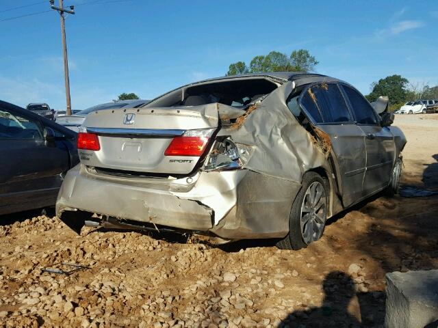 1HGCR2F56EA024727 - 2014 HONDA ACCORD SPO TAN photo 4